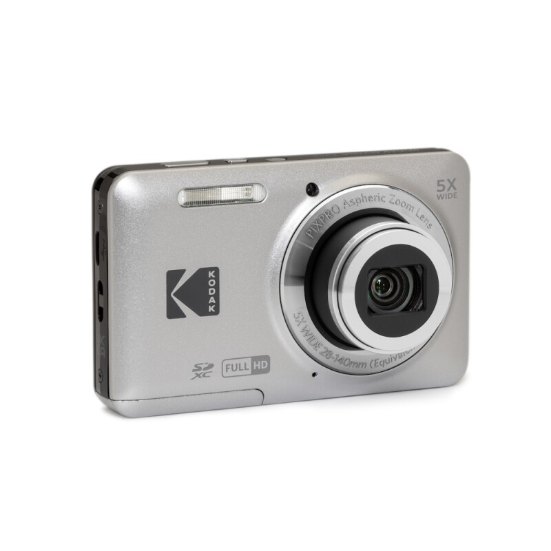 KODAK PixPro FZ55 Compact Camera, Ασημί